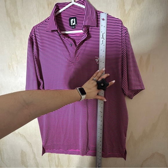 Foot Joy Golf Polo Men's Performance Stretch Polo Shirt Medium Golf - Picture 6 of 10